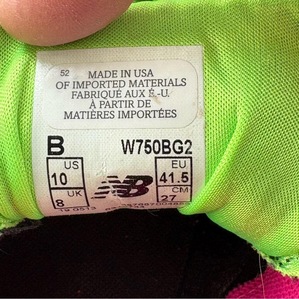 New Balance Women’s Size 10 Style 750 v2 Running Shoes Lightweight Low Top - Picture 2 of 10